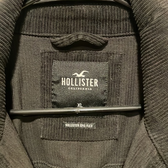 Men’s Hollister Corduroy Shirt Jacket Black Size XL (Extra Large)/Large - Picture 3 of 3